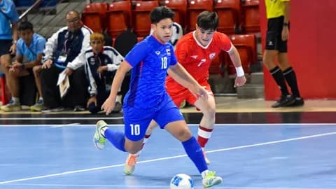 เต็มที่แล้ว ฟุตซอลไทย U16 พ่ายคู่แข่ง 1-9 ชวดคว้าตั๋ว โอลิมปิก ยูธ เกมส์ 2026