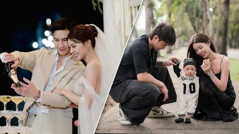 “ตะวันฉาย” เข้าพิธีวิวาห์กับแฟนสาว เจ้าสาวโพสต์แคปชั่นหวาน พร้อมมีโซ่ทองคล้องใจด้วยกัน 1 คน