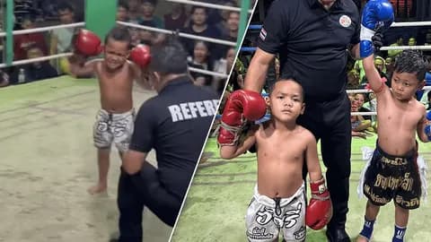 คนดู 2 ล้านวิว “อัสรี่” นักมวยไทย แพ้ไฟต์แรก แฟนๆ แห่เอ็นดูเพียบ (คลิป)